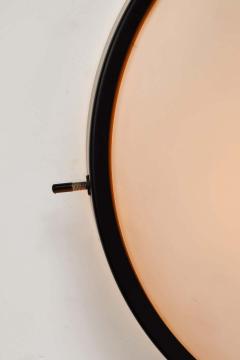Oscar Torlasco Large 1950s Glass and Metal Ceiling Light by Oscar Torlasco for Lumi - 1584234