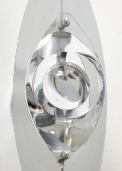 Oscar Torlasco Oscar Torlasco Italian Chrome Crystal Sconces - 4296731