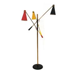 Oscar Torlasco Oscar Torlasco Mid Century Brass Floor Lamp - 862806