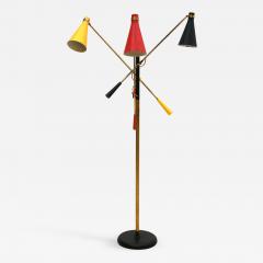 Oscar Torlasco Oscar Torlasco Mid Century Brass Floor Lamp - 863857