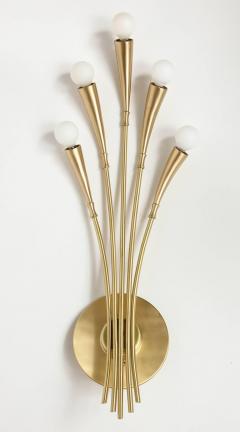 Oscar Torlasco Oscar Torlasco Satin Brass Sconces - 985492