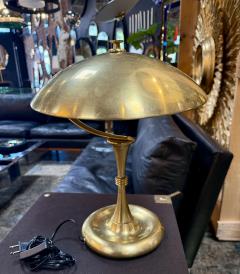 Oscar Torlasco Oscar torlasco Table Lamp with Curved Dome Shade 1950s - 4230213