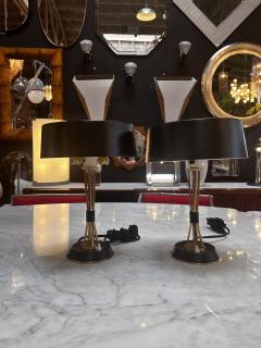 Oscar Torlasco Pair of Oscar Torlasco adjustable table lamp Lumi Italy 1950 - 3599875
