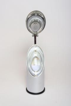 Oscar Torlasco Vintage Italian Chrome and Glass Collapsible Table Lamp by Oscar Torlasco - 4738262