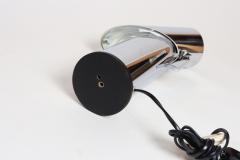 Oscar Torlasco Vintage Italian Chrome and Glass Collapsible Table Lamp by Oscar Torlasco - 4738267