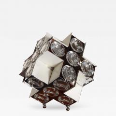 Oscar Torlasco Vintage Italian Modernist Stilkronen Chrome Table Lamp by Oscar Torlasco - 4583568