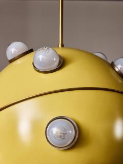 Oscar Torlasco Yellow Mod 551 Chandelier by Oscar Torlasco for Lumi - 4693305