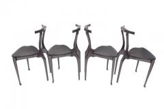 Oscar Tusquets Blanca Set of Oscar Tusquets Gaulino Chairs Black - 447844