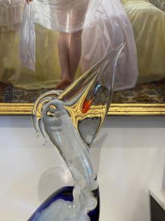 Oscar Zanetti Large Murano Glass Pelican - 2572661