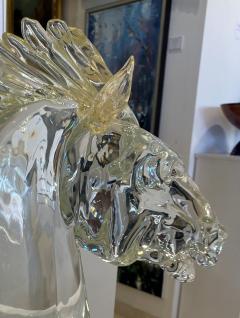 Oscar Zanetti Murano Glass Horse Head by Zanetti - 2571076