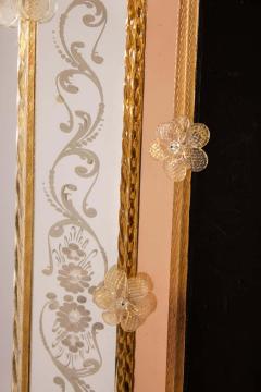 Oscar Zanetti Superb Midcentury Venetian Mirror Murano signed Zanetti O - 1578584
