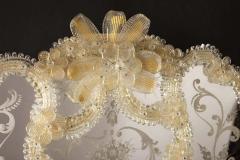 Oscar Zanetti Superb Midcentury Venetian Mirror Murano signed Zanetti O - 1578597