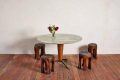 Osvaldo Borsani 1950s Italian Green Marble Center Table - 4277895