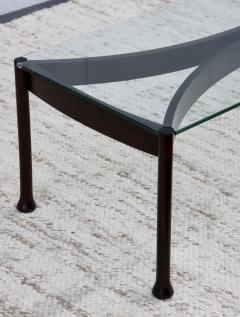 Osvaldo Borsani 1960s Mid Century Modern Italian Coffee Table With Glass Top - 3055968