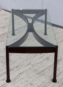Osvaldo Borsani 1960s Mid Century Modern Italian Coffee Table With Glass Top - 3055969