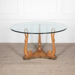 Osvaldo Borsani 20th Century Glass and Sycamore Table by Osvaldo Borsani - 3560561