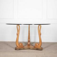 Osvaldo Borsani 20th Century Glass and Sycamore Table by Osvaldo Borsani - 3560563