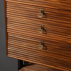 Osvaldo Borsani 20thC OSVALDO BORSANI MODULAR WALL CABINET RETAILED BY TECHNO MILAN c 1958 - 2643443
