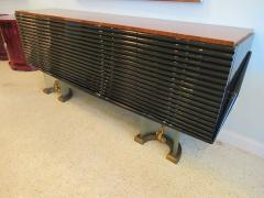 Osvaldo Borsani A Fine Zebrawood Laquer Glass Bronze Sideboard Credenza Osvaldo Borsani - 4644635