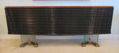 Osvaldo Borsani A Fine Zebrawood Laquer Glass Bronze Sideboard Credenza Osvaldo Borsani - 4644636