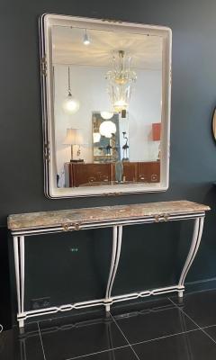 Osvaldo Borsani Art Deco Osvaldo Borsani console table and large mirror - 3038940