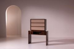 Osvaldo Borsani Bar Cabinet in Walnut and Glass attr Osvaldo Borsani 1940s - 4505916