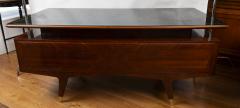 Osvaldo Borsani Fine Italian Mid Century Curved Executive Desk - 3692795