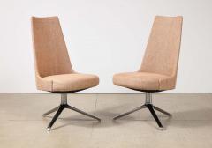 Osvaldo Borsani High Back Swivel Chairs by Osvaldo Borsani Valeria Fantoni - 2082781