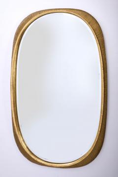 Osvaldo Borsani Important Borsani Gold Leaf Mirror Italy 1950s - 4009563