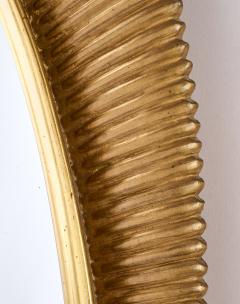 Osvaldo Borsani Important Borsani Gold Leaf Mirror Italy 1950s - 4505547