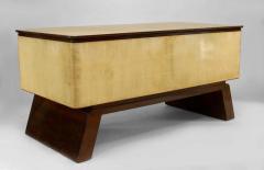 Osvaldo Borsani Italian 1940s Parchment Veneer Desk - 463222