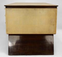 Osvaldo Borsani Italian 1940s Parchment Veneer Desk - 463223