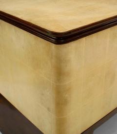 Osvaldo Borsani Italian 1940s Parchment Veneer Desk - 463224