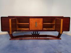 Osvaldo Borsani Italian Art Deco Sideboard with Bar Cabinet Attributed to Osvaldo Borsani 1940s - 2900840