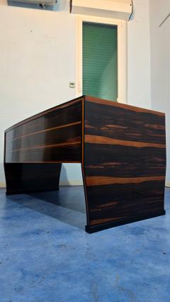 Osvaldo Borsani Italian Art Deco Table Desk Ebony Makassar attributed to Osvaldo Borsani 1940 - 4430234