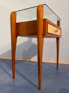 Osvaldo Borsani Italian Mid Century Parchment Bedside or Nightstands by Osvaldo Borsani 1950 - 2855888