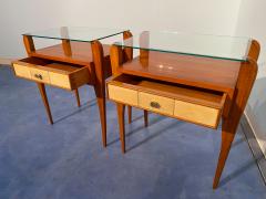 Osvaldo Borsani Italian Mid Century Parchment Bedside or Nightstands by Osvaldo Borsani 1950 - 2855891