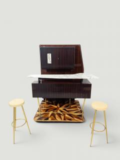 Osvaldo Borsani Italian Midcentury Sideboard or Cabinet Bar attributed to Osvaldo Borsani 1940s - 4620550