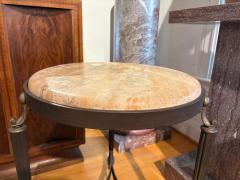 Osvaldo Borsani Italian Modern Iron And Bronze Table - 4377749