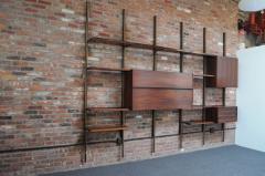 Osvaldo Borsani Italian Modular Rosewood Bookcase Wall Unit by Osvaldo Borsani for Tecno - 3418368