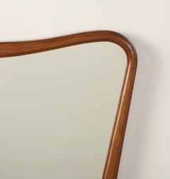 Osvaldo Borsani Italian Walnut Shaped Mirror Att Osvaldo Borsani circa 1940s - 4783157