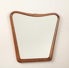 Osvaldo Borsani Italian Walnut Shaped Mirror Att Osvaldo Borsani circa 1940s - 4783180