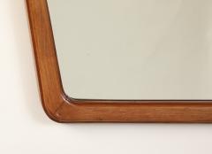 Osvaldo Borsani Italian Walnut Shaped Mirror Att Osvaldo Borsani circa 1940s - 4783189