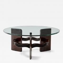 Osvaldo Borsani Large Osvaldo Borsani Italian Circular Cocktail Table - 3517825