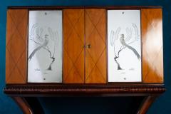 Osvaldo Borsani Mid Century Italian Bar Cabinet 1950 Attributed to Osvaldo Borsani - 2276492
