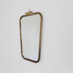 Osvaldo Borsani Mid Century Modern Brass Mirror by Olsvaldo Borsani - 2562190