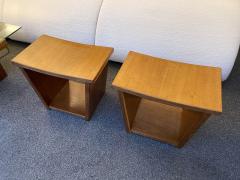 Osvaldo Borsani Mid Century Trapeze Wood Stools Italy 1950s - 2299084