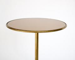 Osvaldo Borsani OSVALDO BORSANI ITALIAN BRASS AND GLASS SIDE T1 TABLE FOR TECNO - 2843049