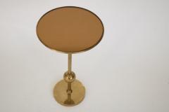 Osvaldo Borsani OSVALDO BORSANI ITALIAN BRASS AND GLASS SIDE T1 TABLE FOR TECNO - 2843051