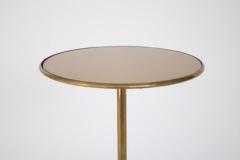 Osvaldo Borsani OSVALDO BORSANI ITALIAN BRASS AND GLASS SIDE T1 TABLE FOR TECNO - 2843054